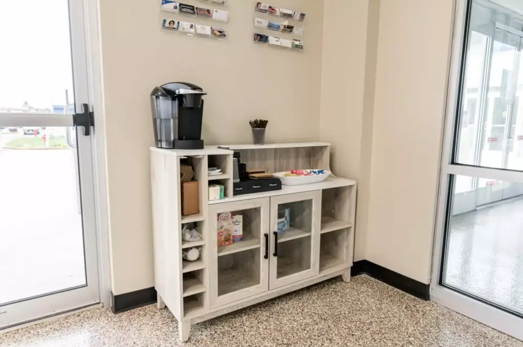 Coffee Station for customers.