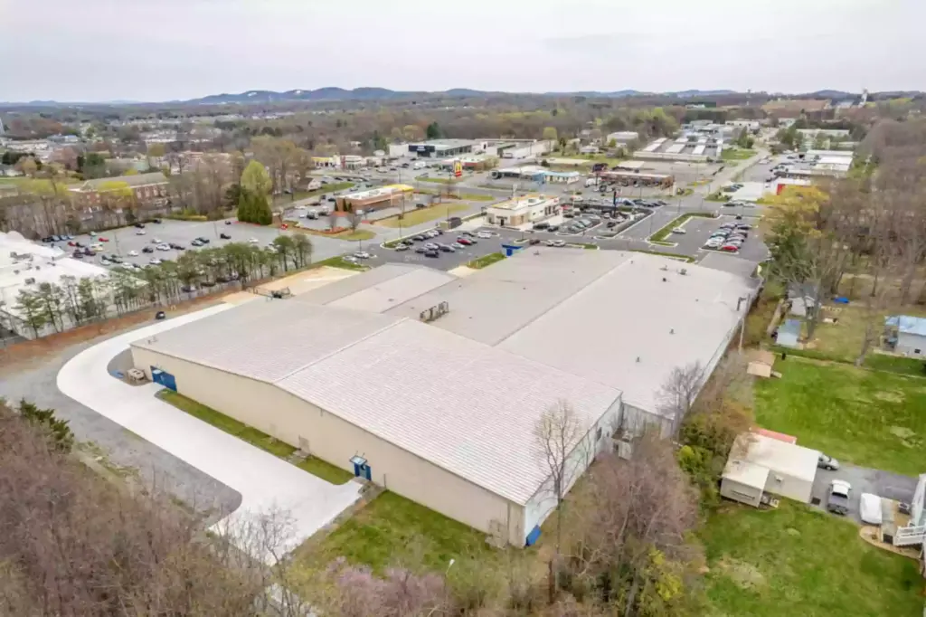 Aerial view of Absolute Storage of Lynchburg.