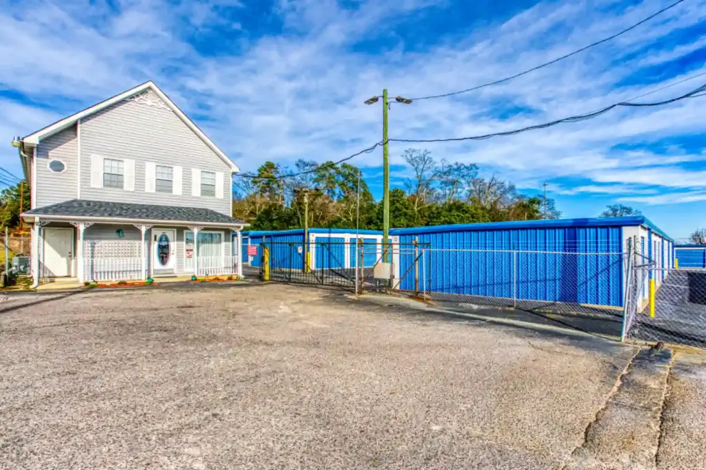 Image of attic nook self storage's building.