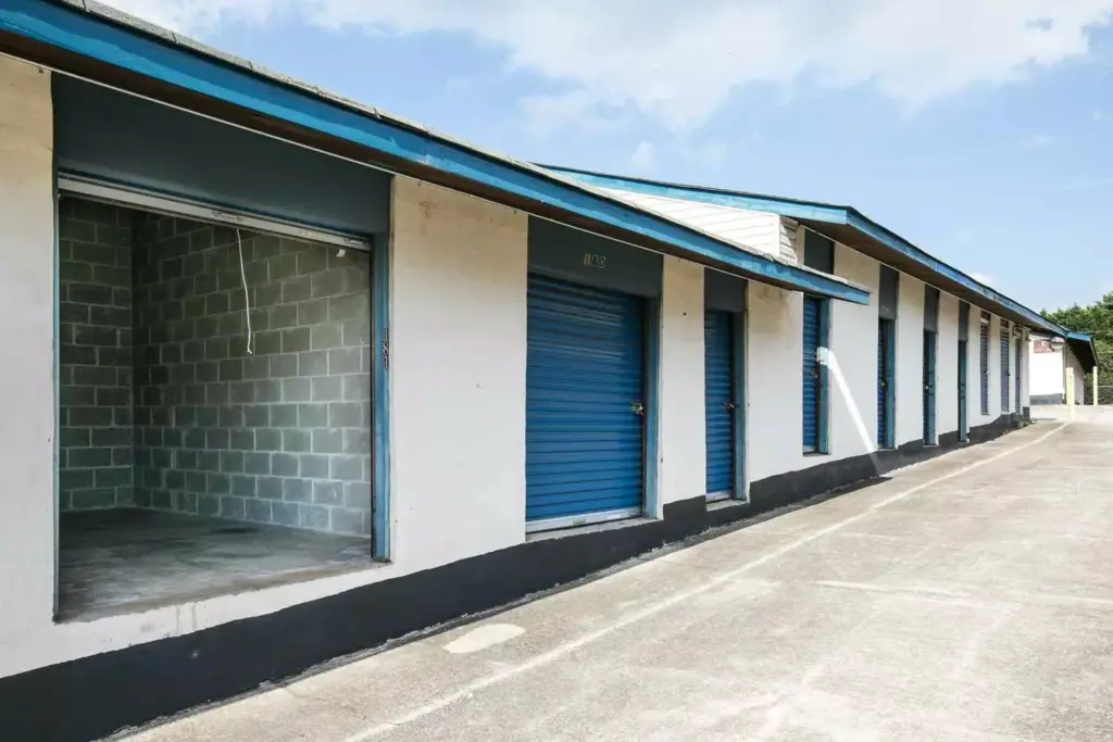 Covington Stor-It Blue doors