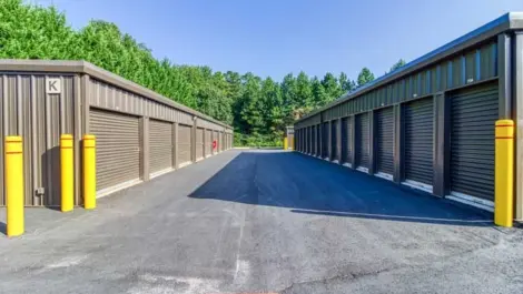 East Cherokee Storage exterior brown doors