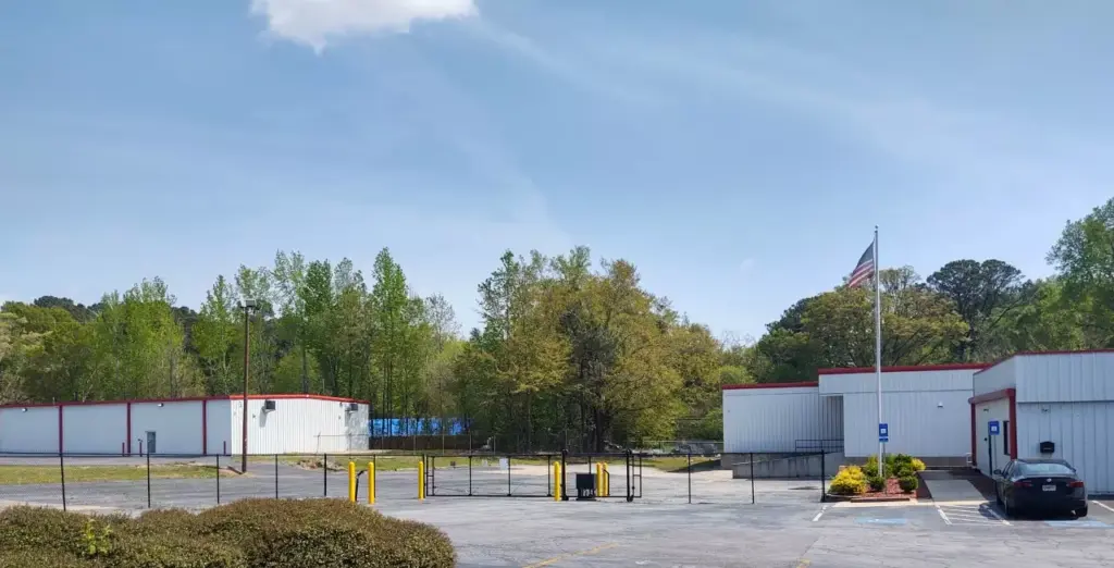 Gated storage in Ellenwood, GA.
