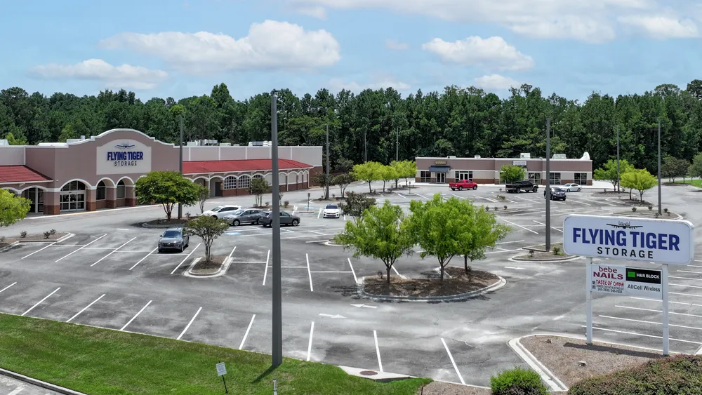 Flying Tiger Parking lot.