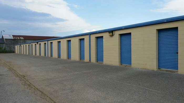 Freedom Self Storage blue doors