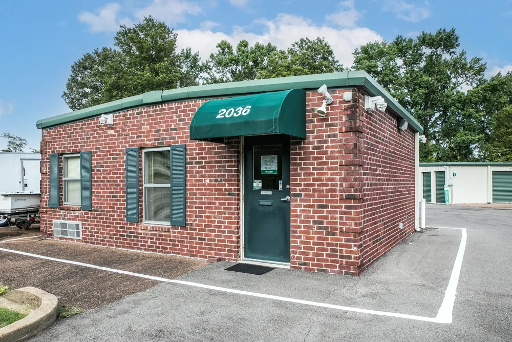Welcome center at a storage facility