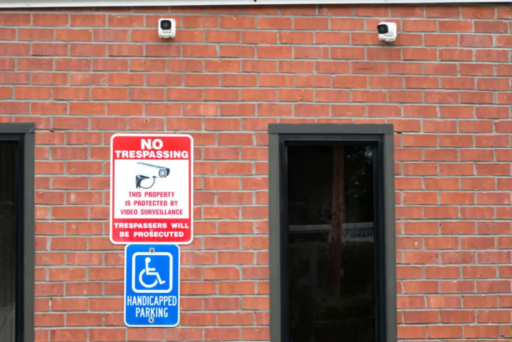 Security cameras at Horn Lake Self Storage.