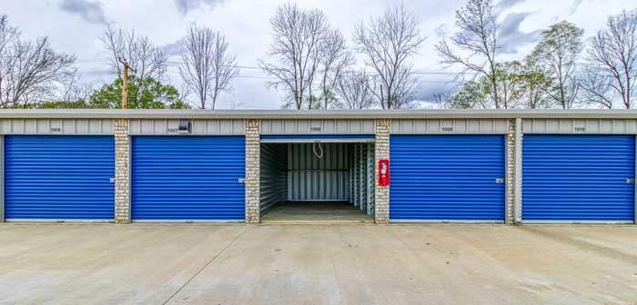 Houston Levee Storage - blue doors