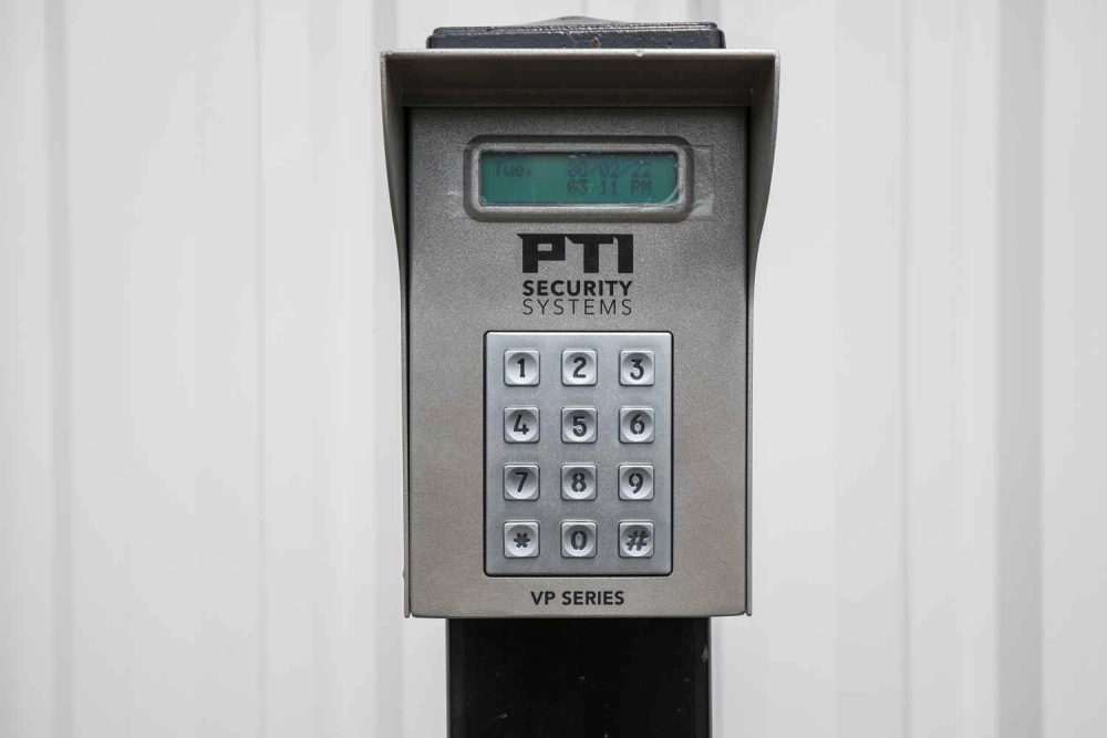 Hub City Storage keypad