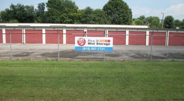 Gated self storage units in Smithville, TN.