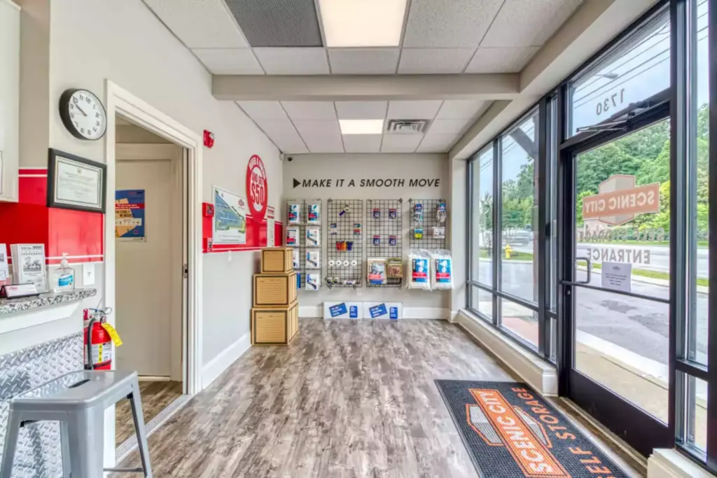 Scenic City Self Storage retail.