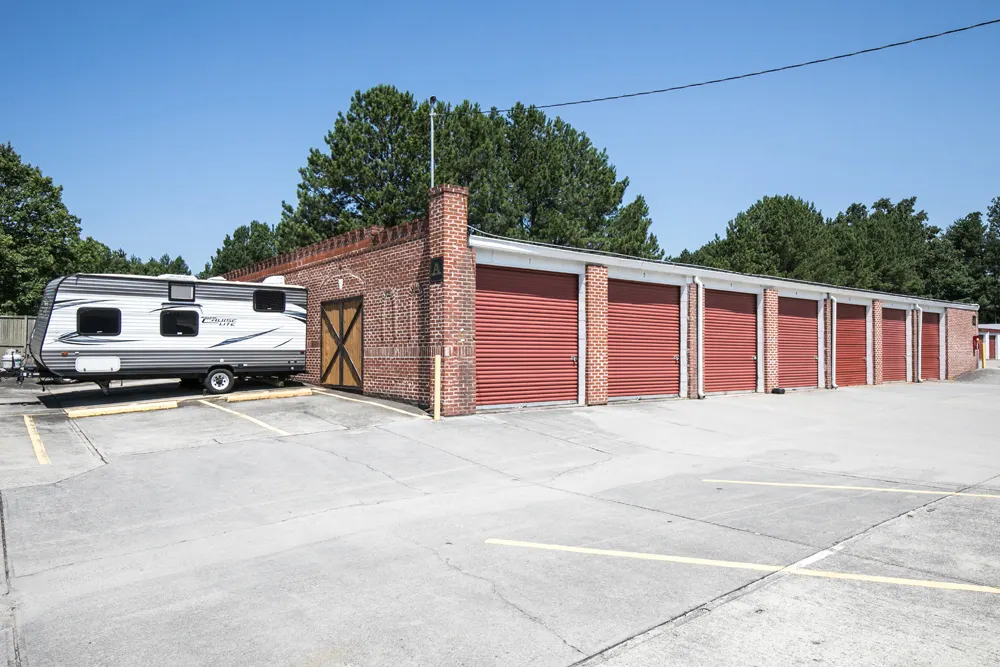 Storage units and outdoor RV storage in Kennesaw, GA.