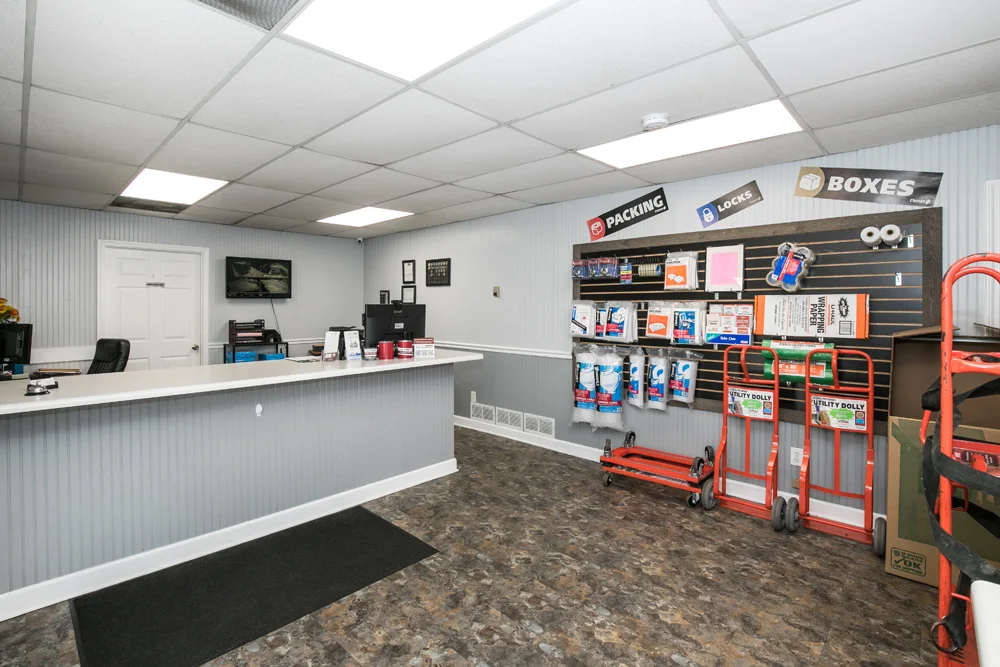 Lobby of Kennesaw Self Storage.