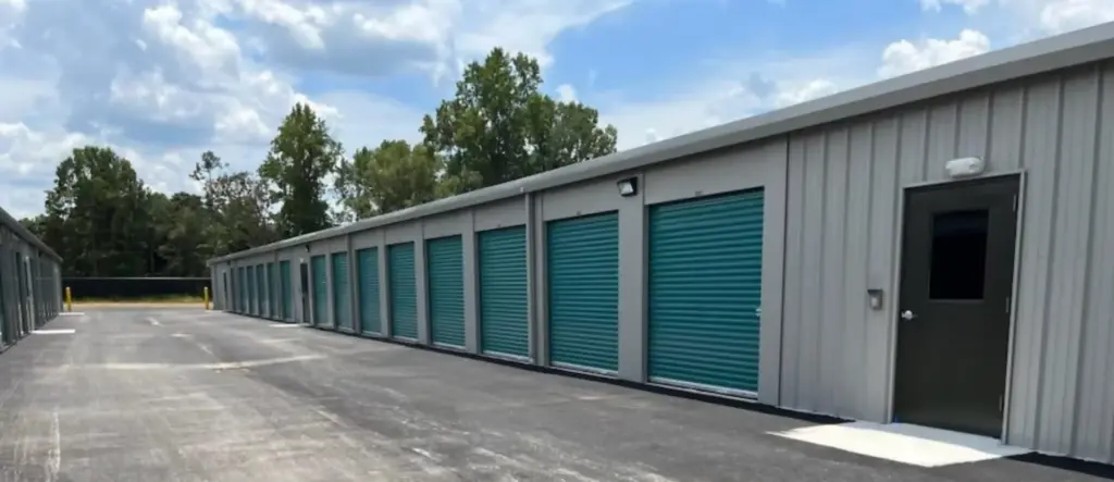 Drive-up units at Lighthouse Storage.