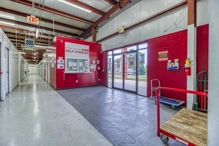 Lithia Springs Self Storage interior