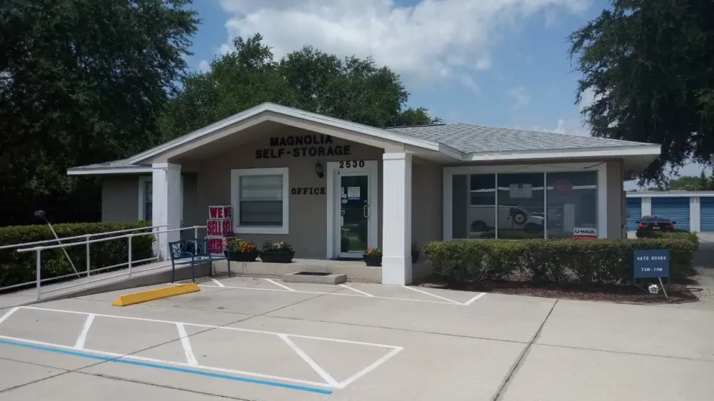 Front of Storage Office.