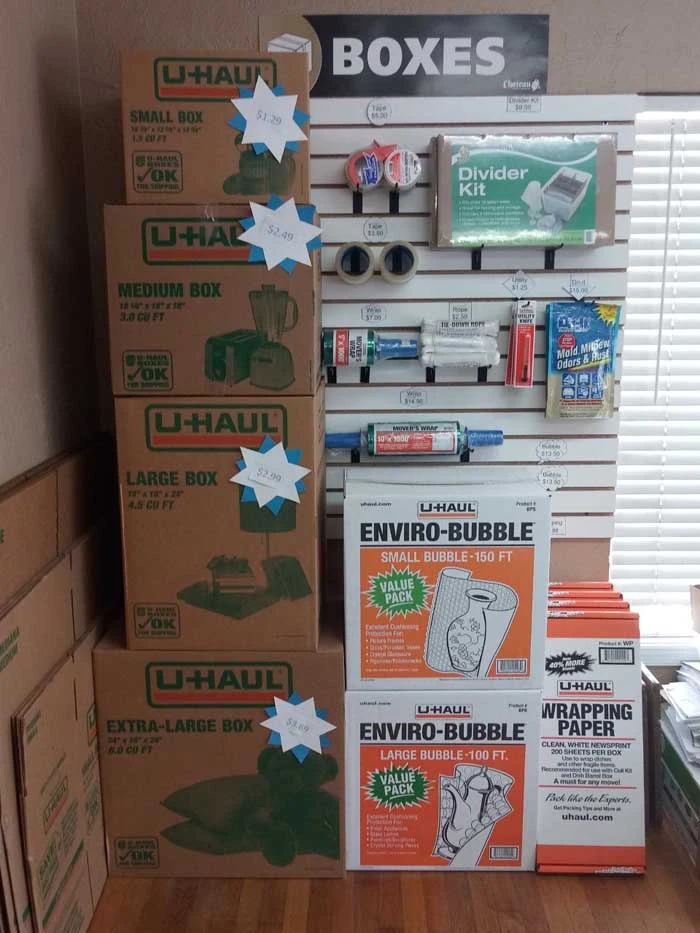 Magnolia Self Storage retail wall