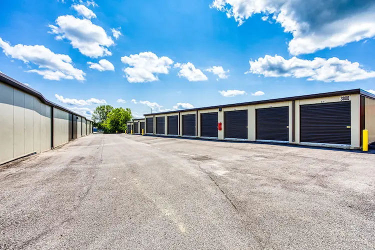 Large outdoor storage units.