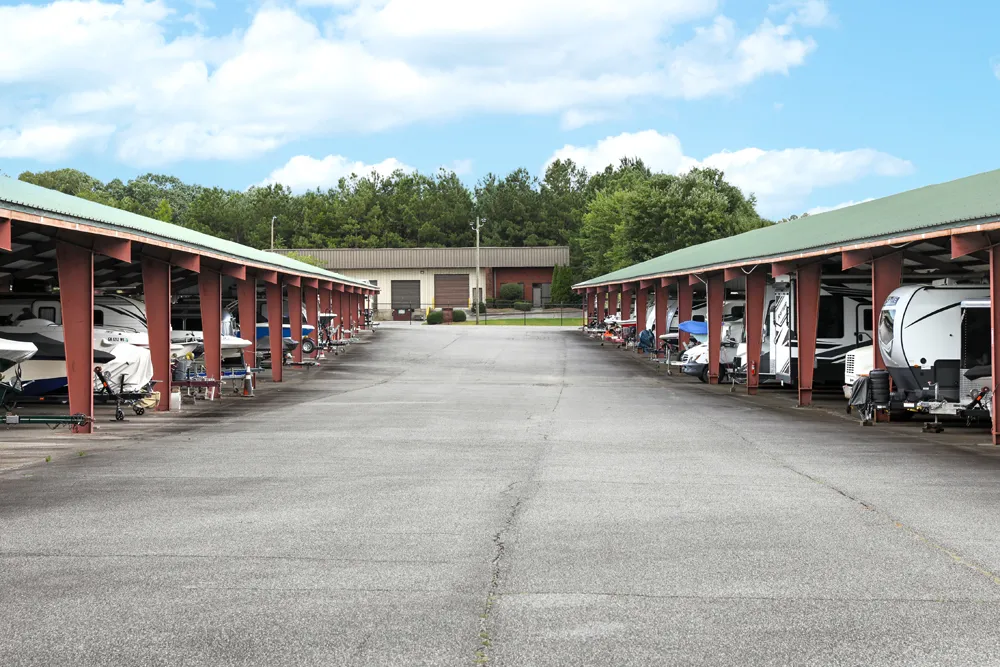 North Lanier outside RV and boat parking.