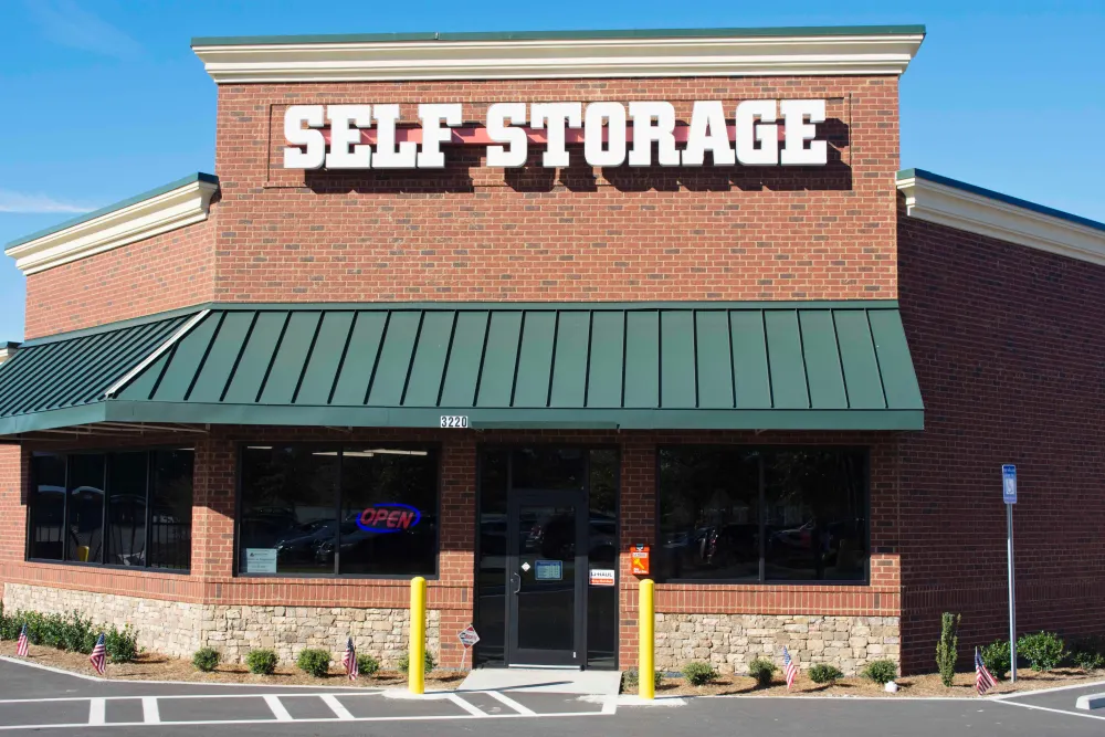 Store front of Premier Storage at Hamilton Mill in Buford, GA.