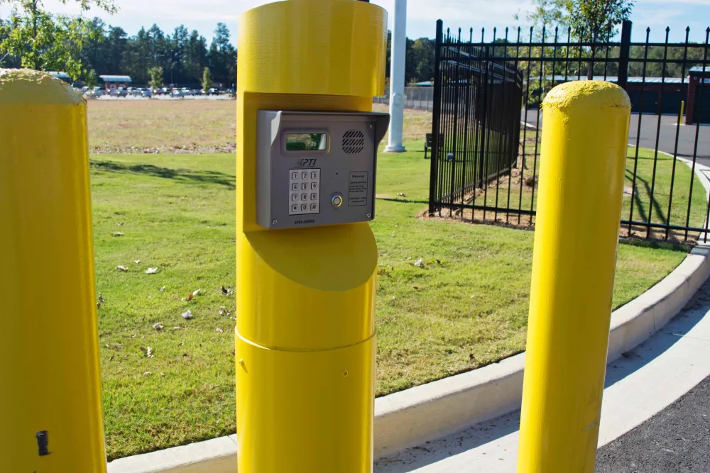 Keypad for Premier Storage at Hamilton Mill.