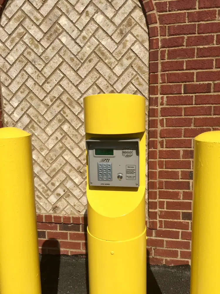 Keypad for Premier Storage at Hamilton Mill.