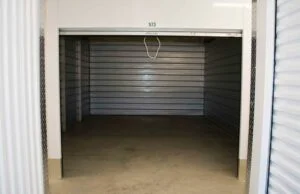 Inside view of storage unit.