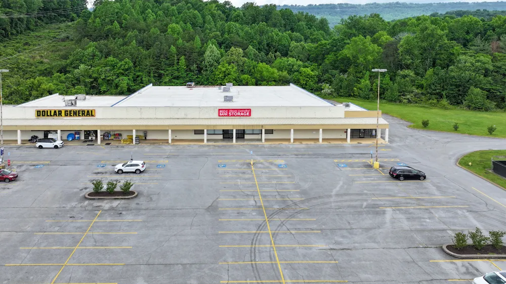 Sky view of Red Bank Climate Controlled Storage property.