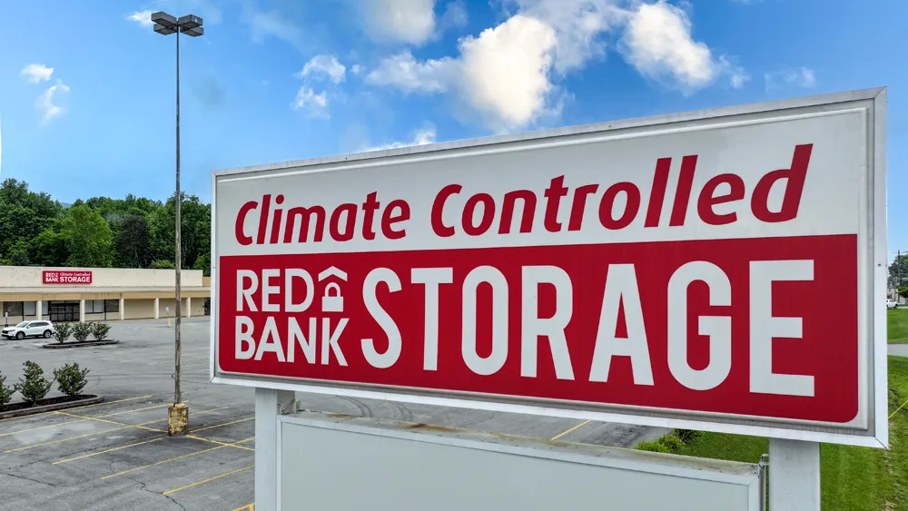 Red Bank Climate Controlled Storage sign.