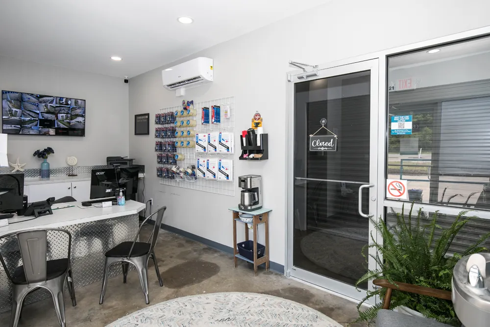 Lobby at Safe Space Storage.