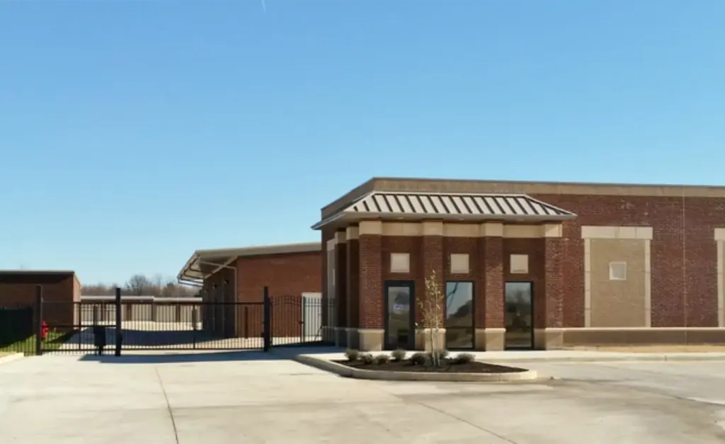 The exterior of the Secure Storage facility office.