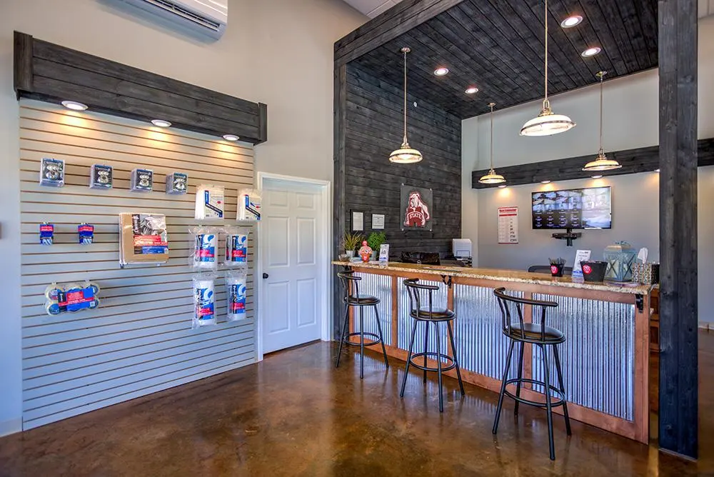 Lobby for Starkville Storage.