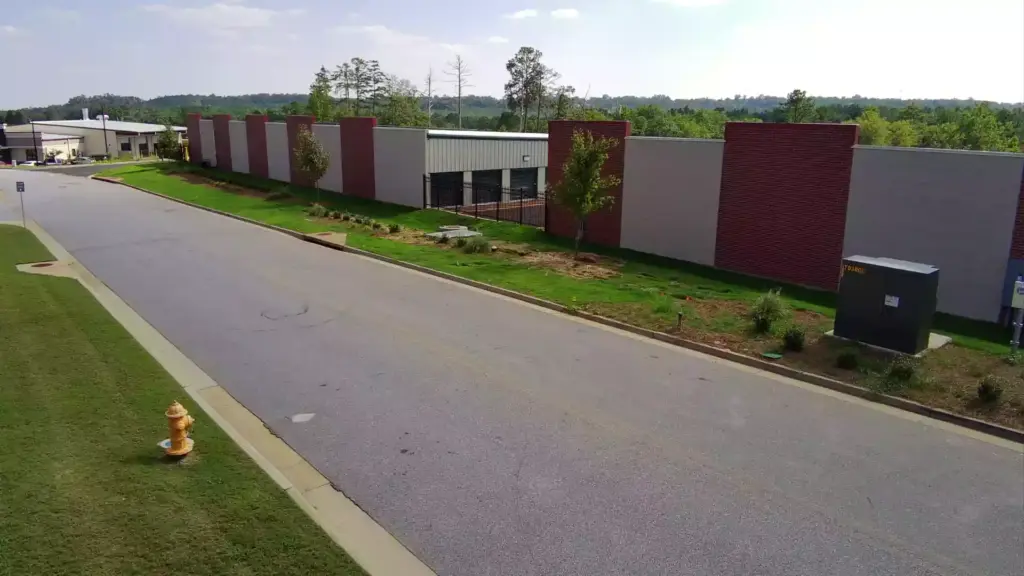 Gated storage units.