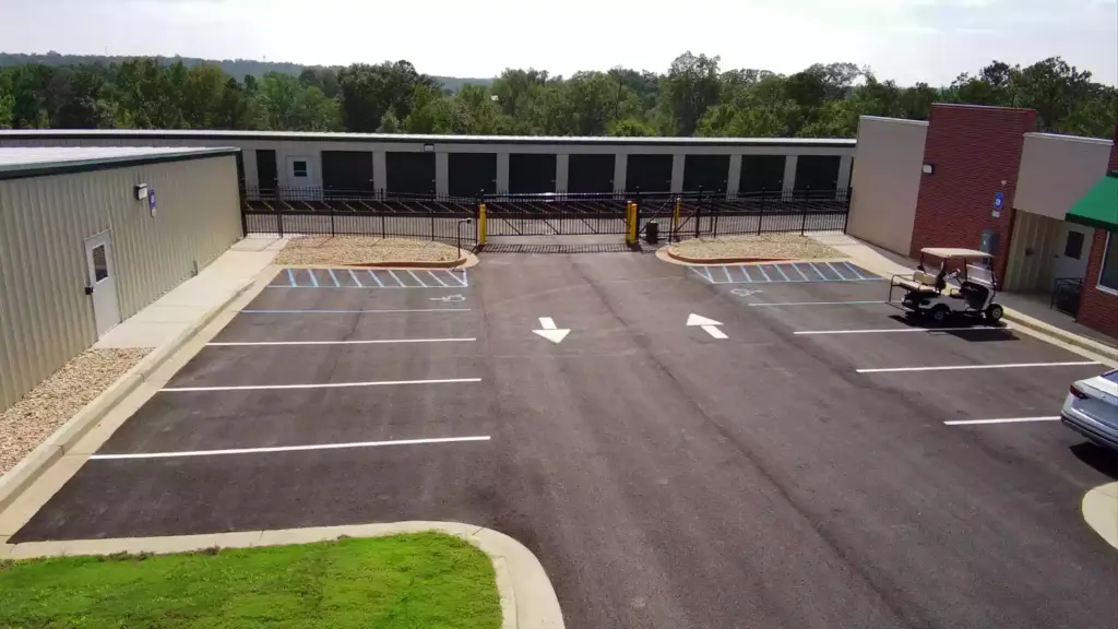 Gated storage units.