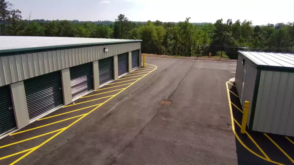 Self storage units in Phenix City.