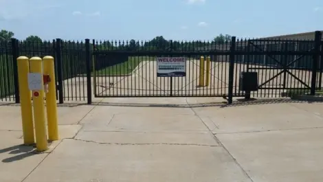 Gated storage at Storage Station in Southaven, MS.