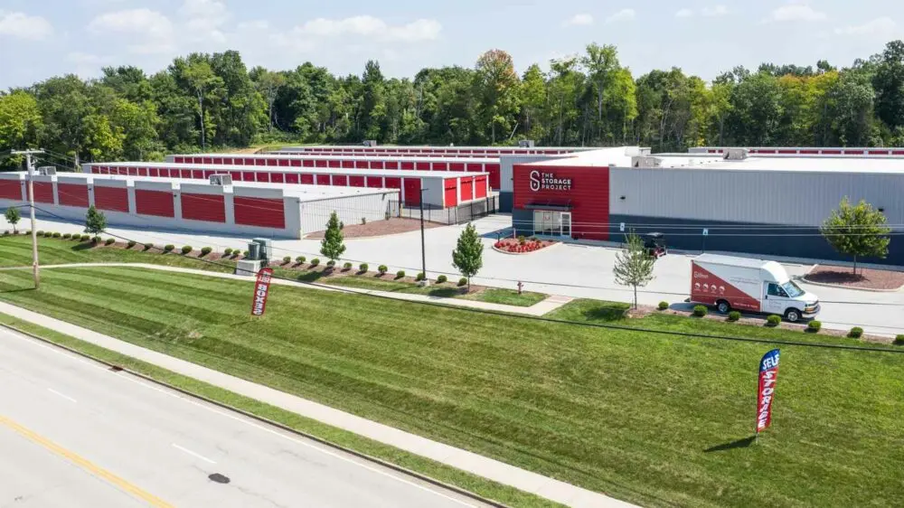 Storage Project building sign.