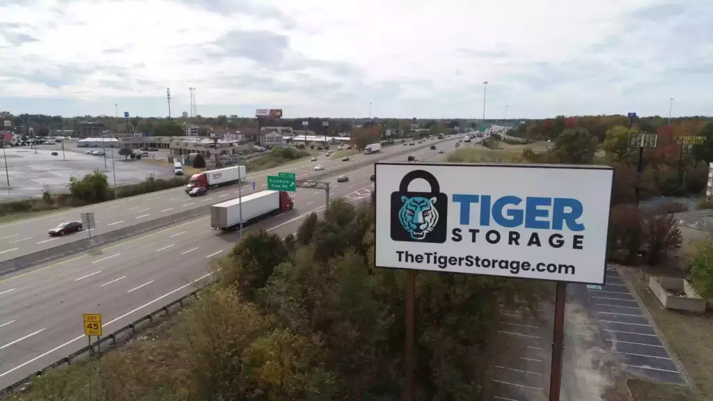 Tiger Storage Signage.