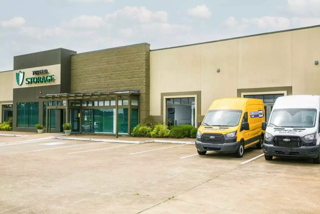 Tupelo Storage parking space
