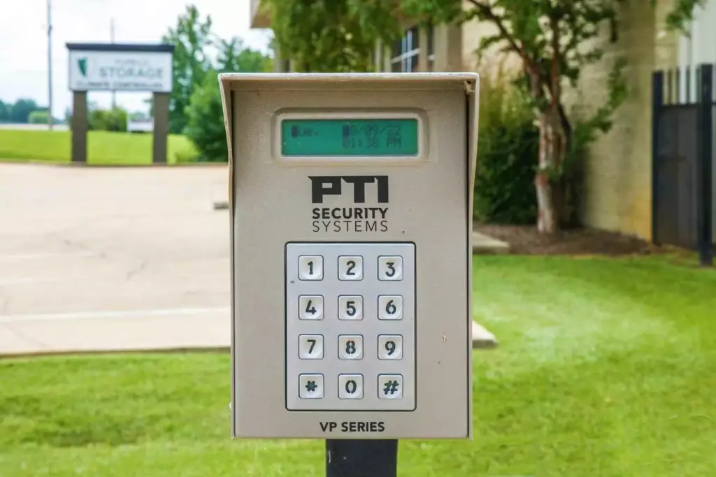 Tupelo Self Storage Gate Key Pad