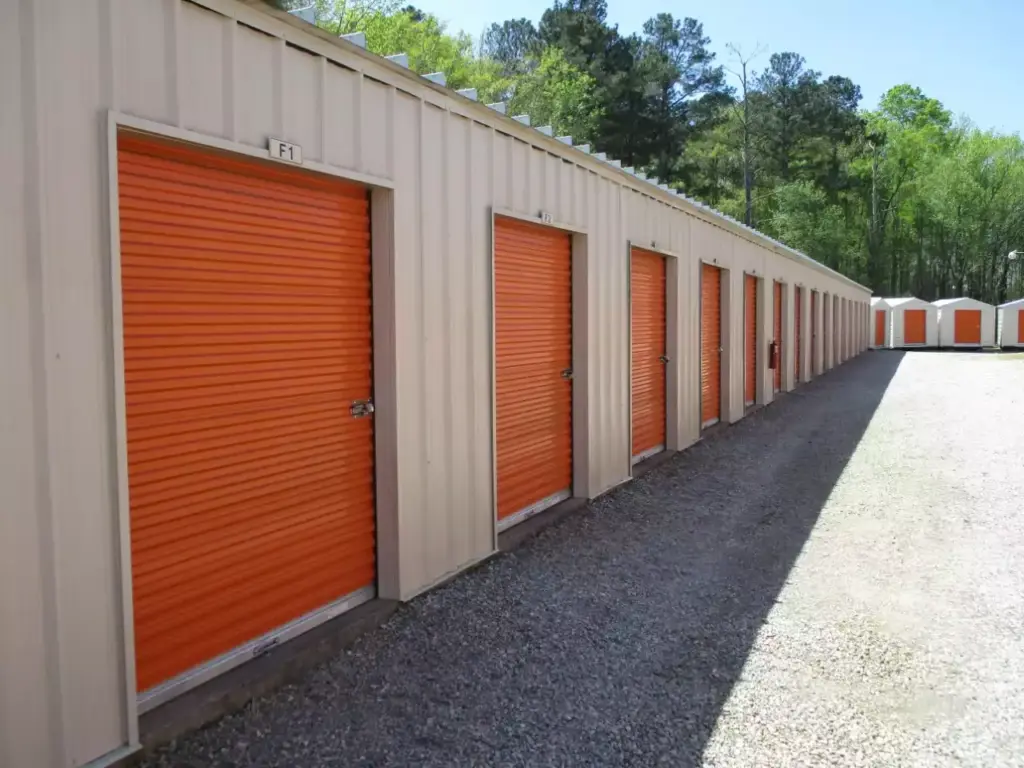 Storage units in Monroe, GA.