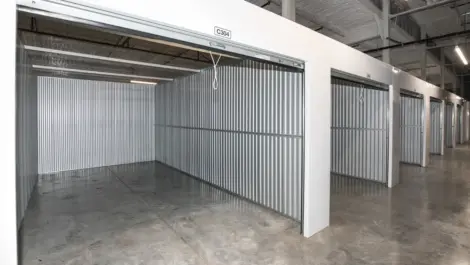 clean white interior hallway doors