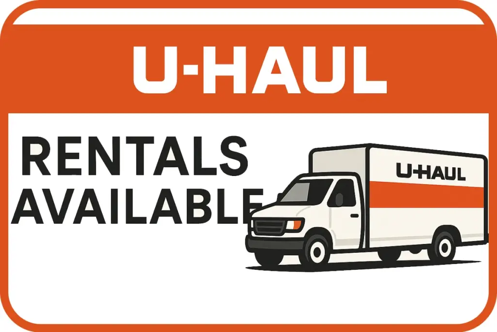 Uhaul Rentals Available at this location